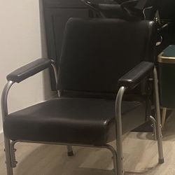 Salon hair washing reclining chair