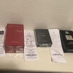 Cologne Collection( Rouge 540, Chanel, Creed)