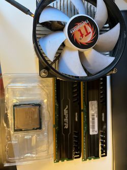 Intel i7-4790k 4th gen CPU with 16gb ram and cooler