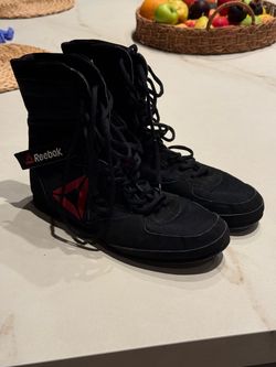 Reebok Boxing Boots — Black/Red, Great Condition