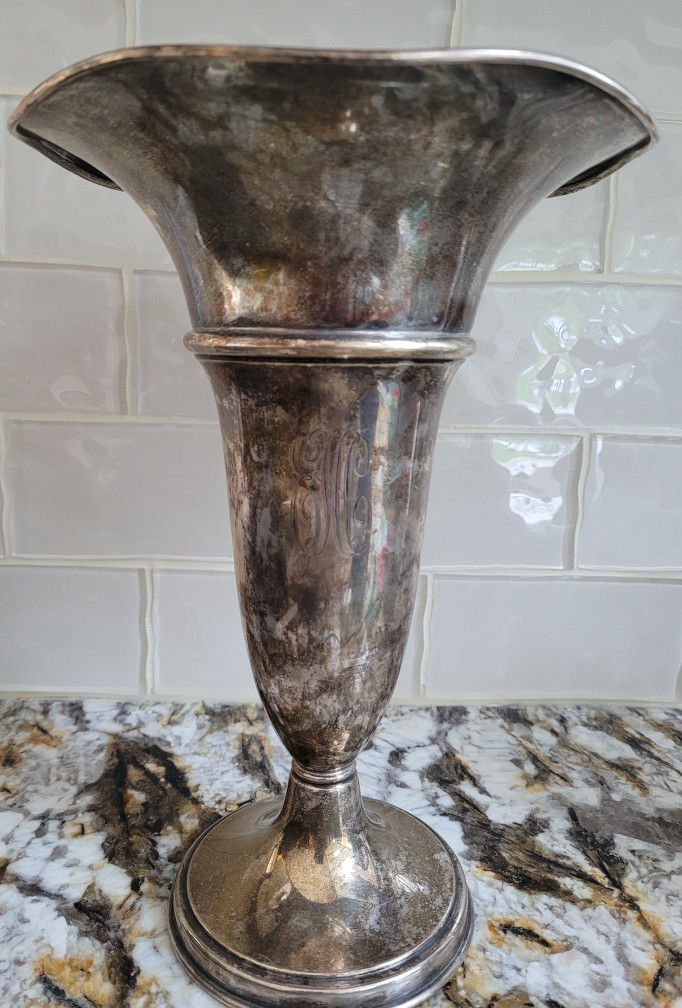 Beautiful Sterling Silver Vase