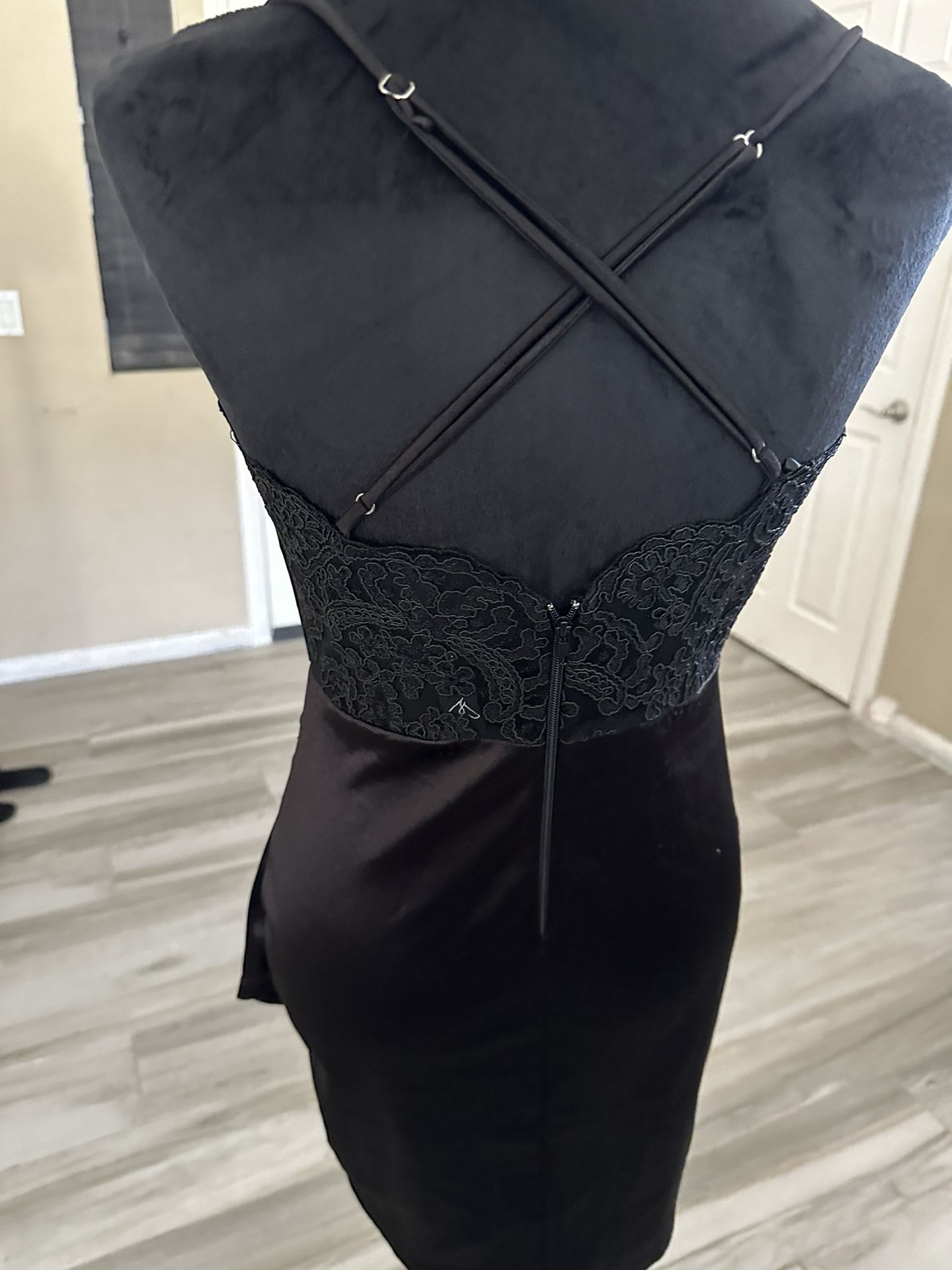 windsor black satin dress Sleek Fashionista Satin Ruched Mini Dress