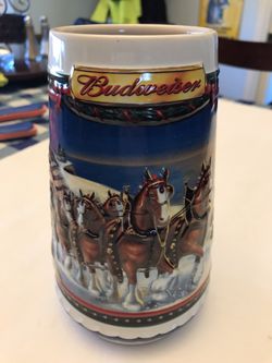 2002, Collectible, Budweiser, beer stein, "Guiding The Way Home"