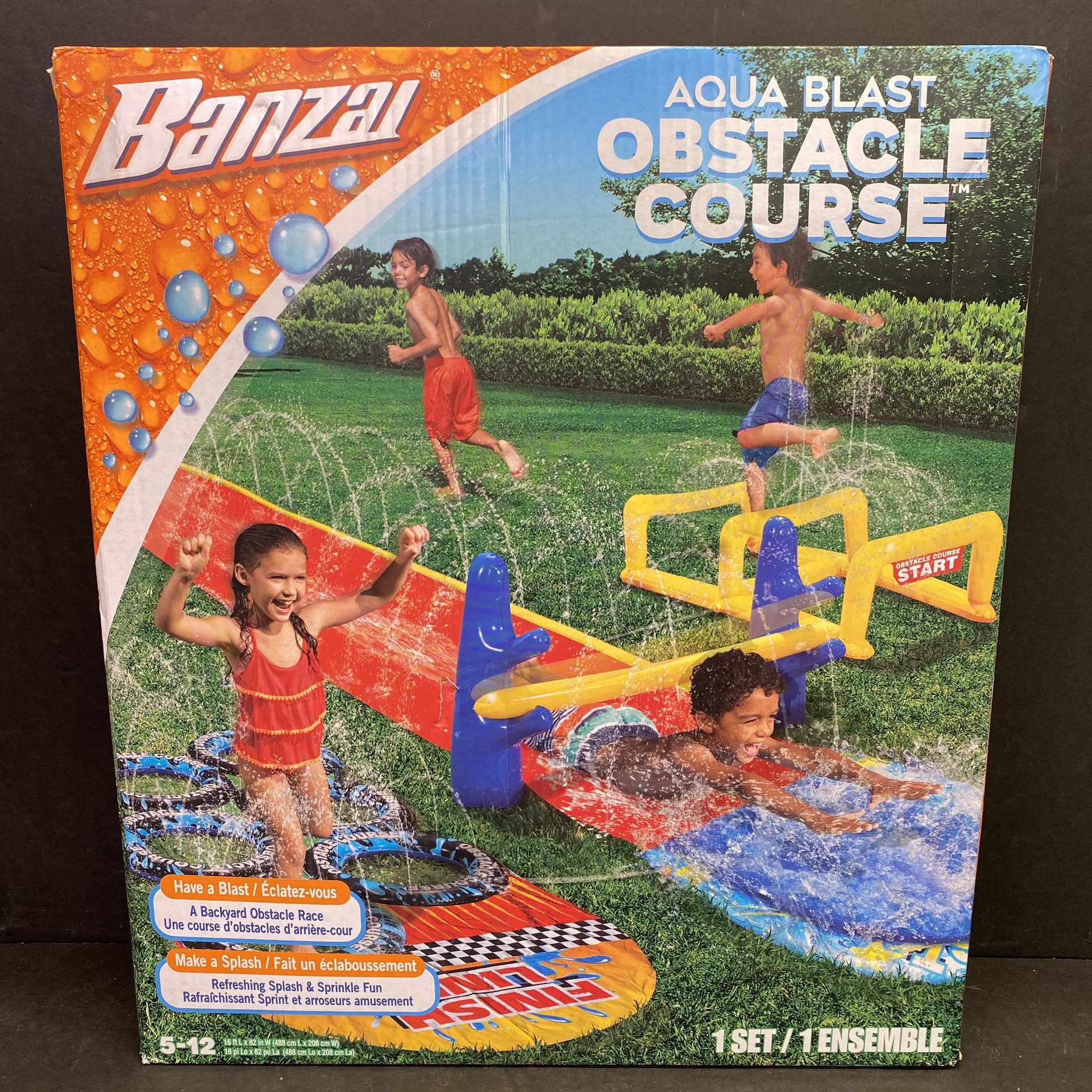 Banzai Obstacle Course water slide NEW