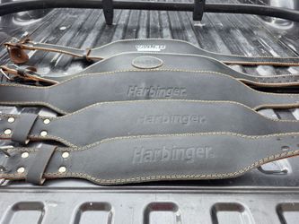 5 Leather Weightlifting Belts – Harbinger, Valeo & Altus – S/L/XL – $50
