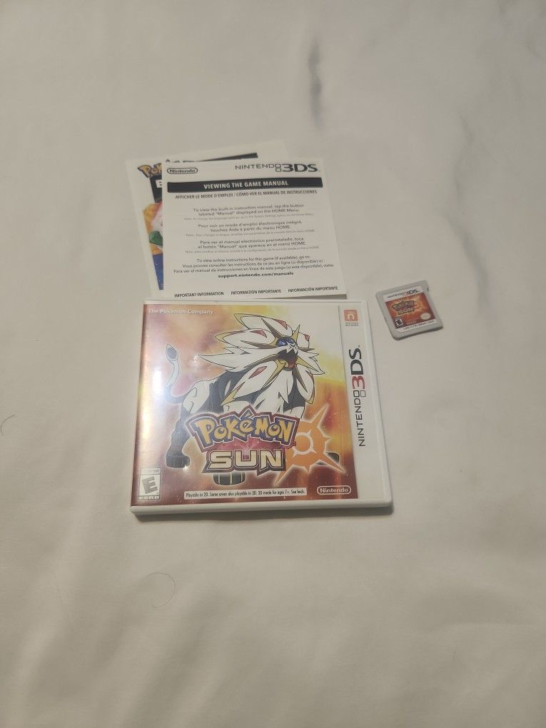 Pokémon Sun 3DS Nintendo 