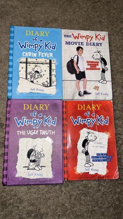 Diary of a wimpy kid 4 book set 3 hardcovers