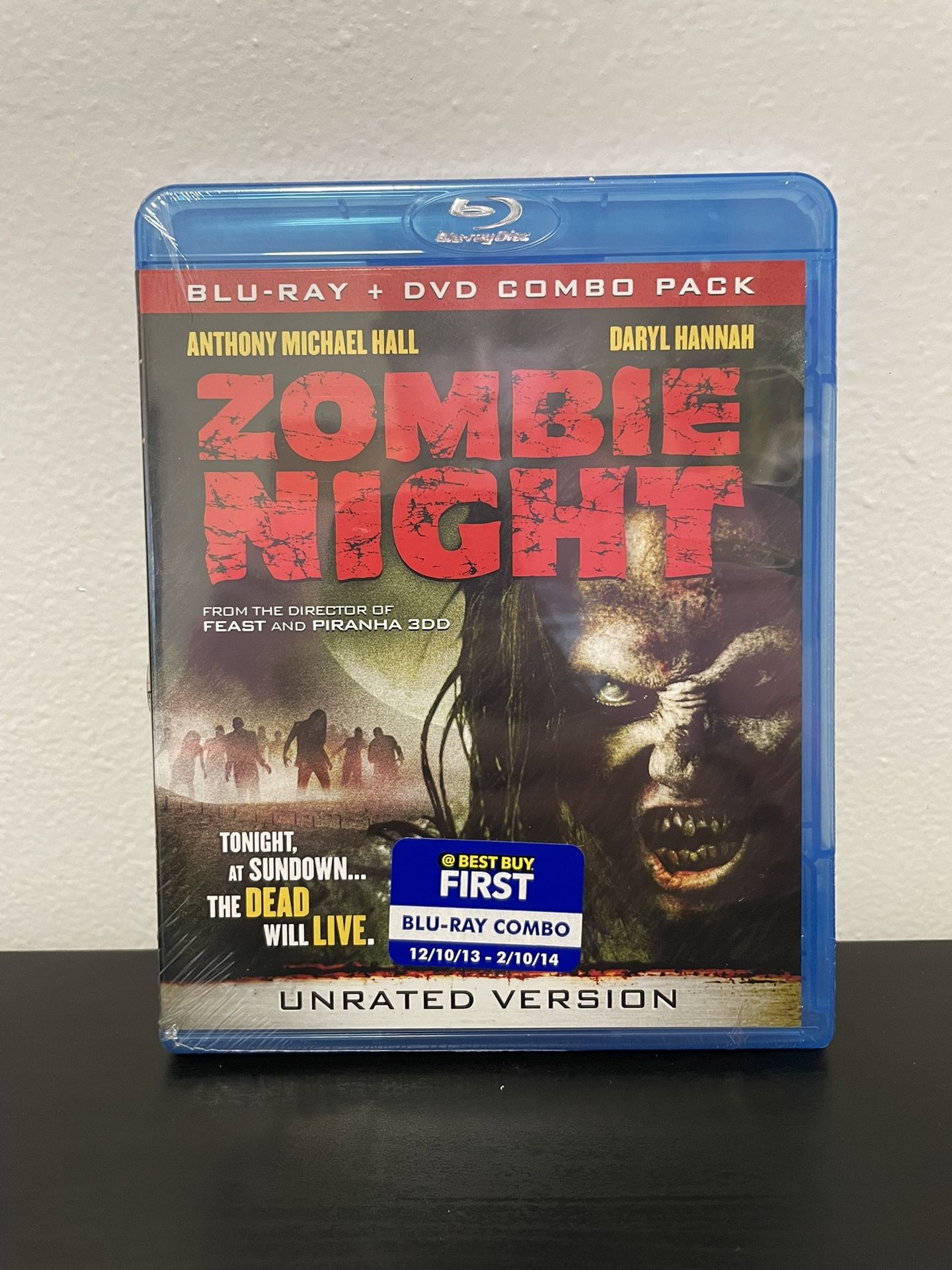 Zombie Night Unrated Blu Ray DVD Combo Pack NEW SEALED Horror Daryl Hannah 2013