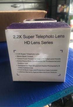 Lens. Altura 2.2X Super Telephoto Lens HD Lens Series