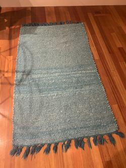 Small soft wool rug