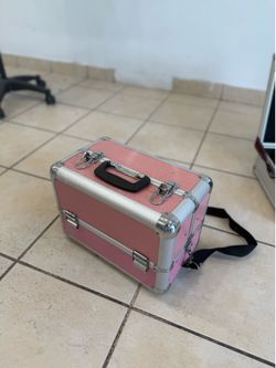 Pink Makeup Storage