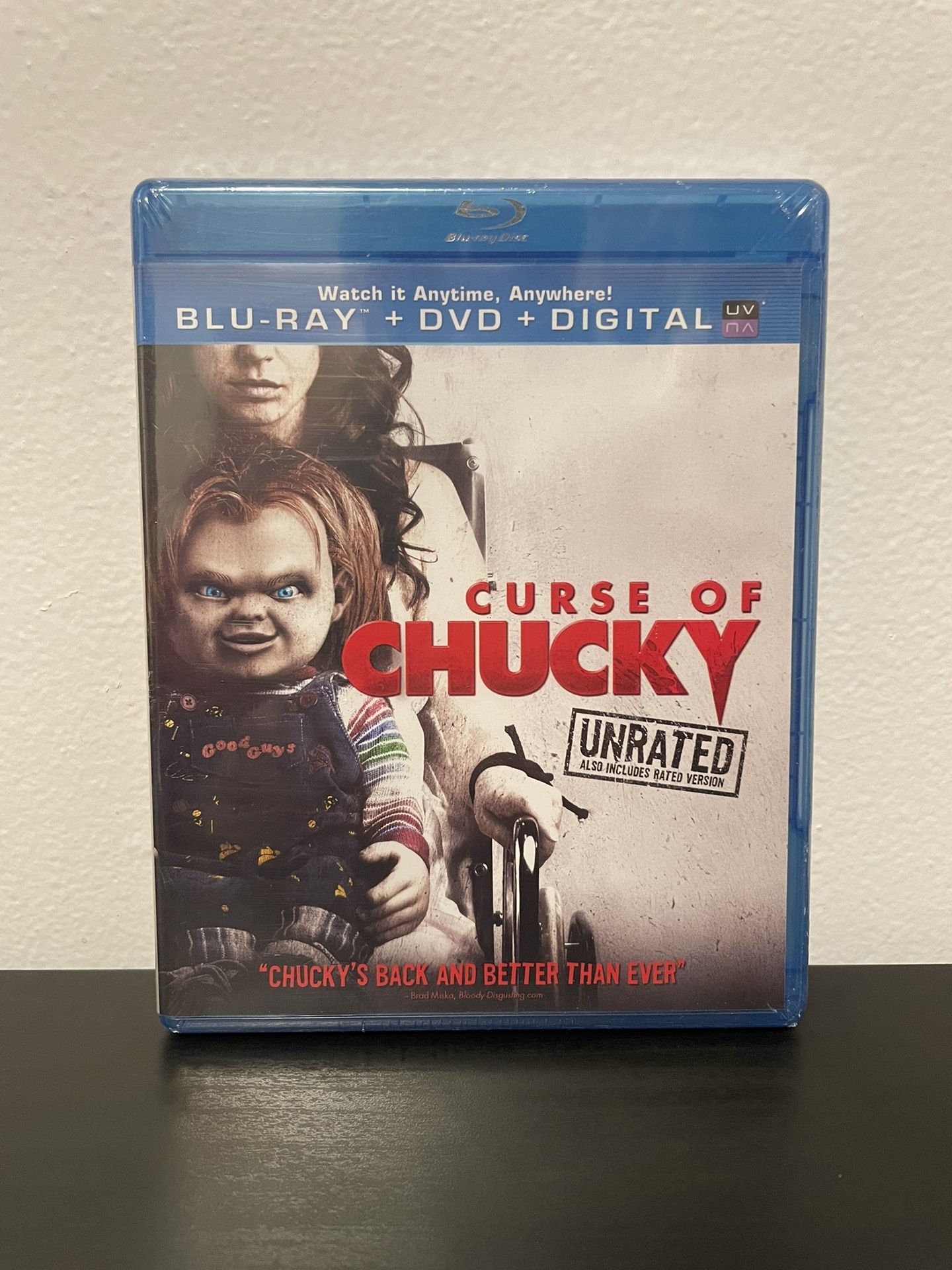 Curse Of Chucky Unrated Blu Ray DVD Digital NEW SEALED 2 Disc Combo Horror 2013