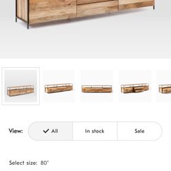 Industrial Storage Media Console (80"