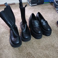 Women's Boots And High Top Shoes Size 40 Boots Shoes  7  25 For Both