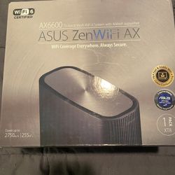 ASUS ZenWiFi AX6600 Tri-Band Mesh WiFi 6 System - - Black