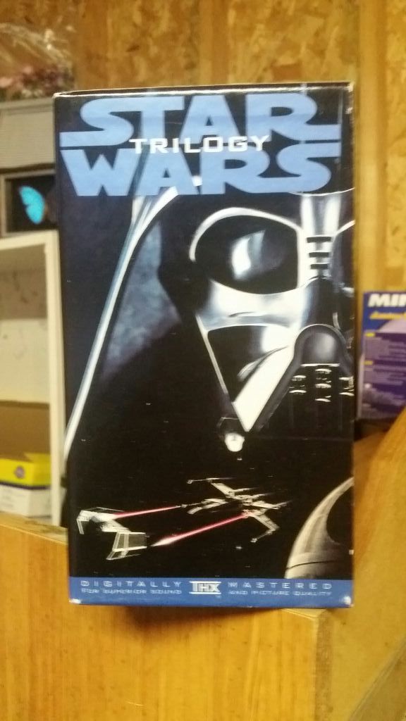 Star wars trilogy never opened vhs