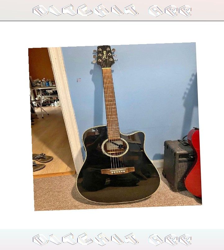 fear foot Play Away with Acoustic Electric Guitar Options