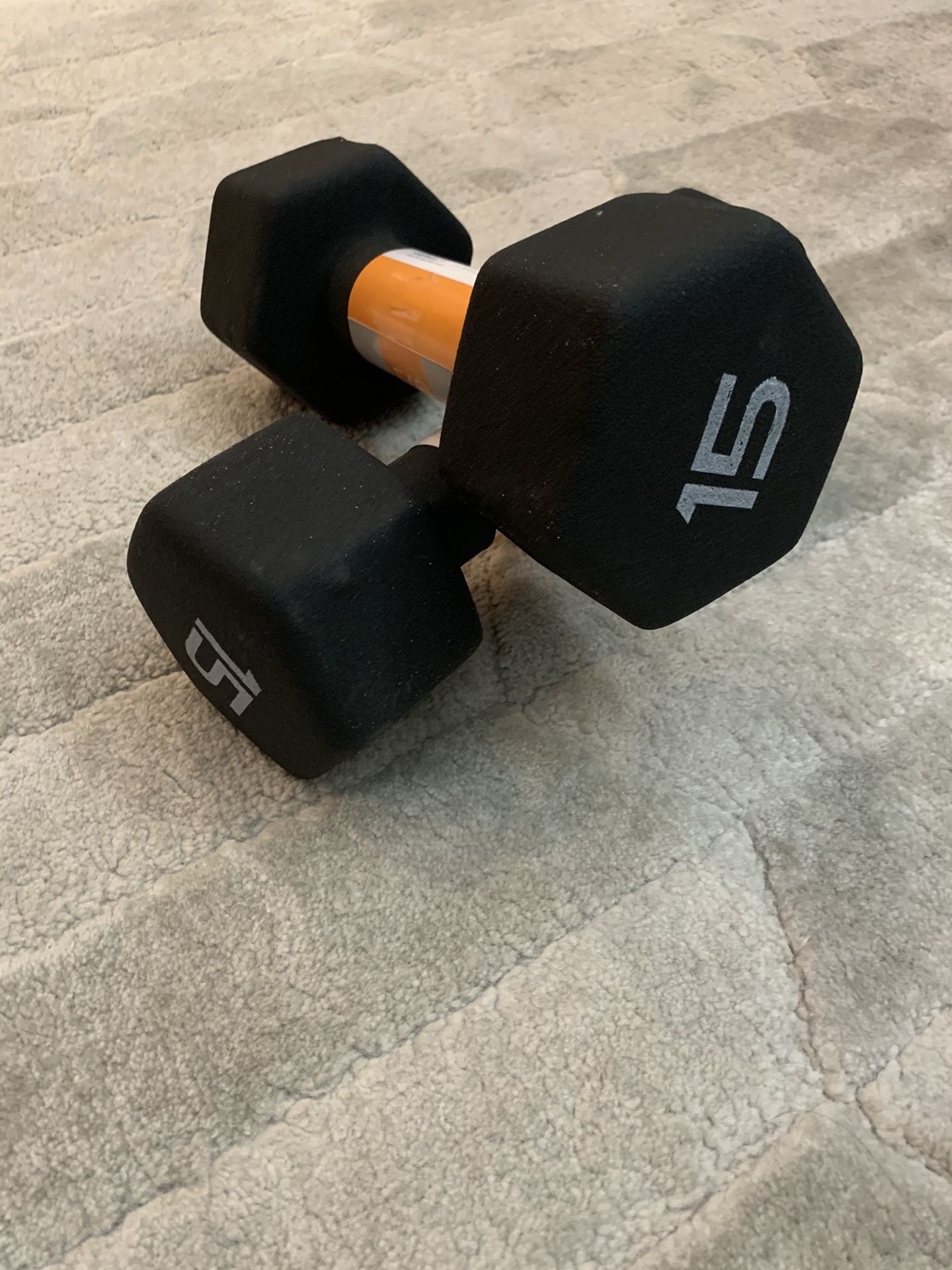 15 LBS DUMBBELL SET