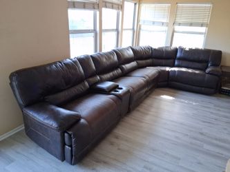 Modular Leather Sofa