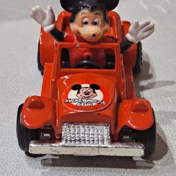 Walt Disney mickey mouse red diecast 1977 jeep