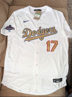 Authentic Shohei Ohtani Dodgers GOLD 2024 World Series Champions Jersey XL