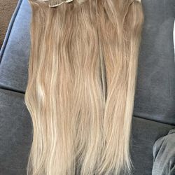 22inch human hair extensions clip ins 180g