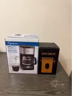 Coffee maker & coffee conister