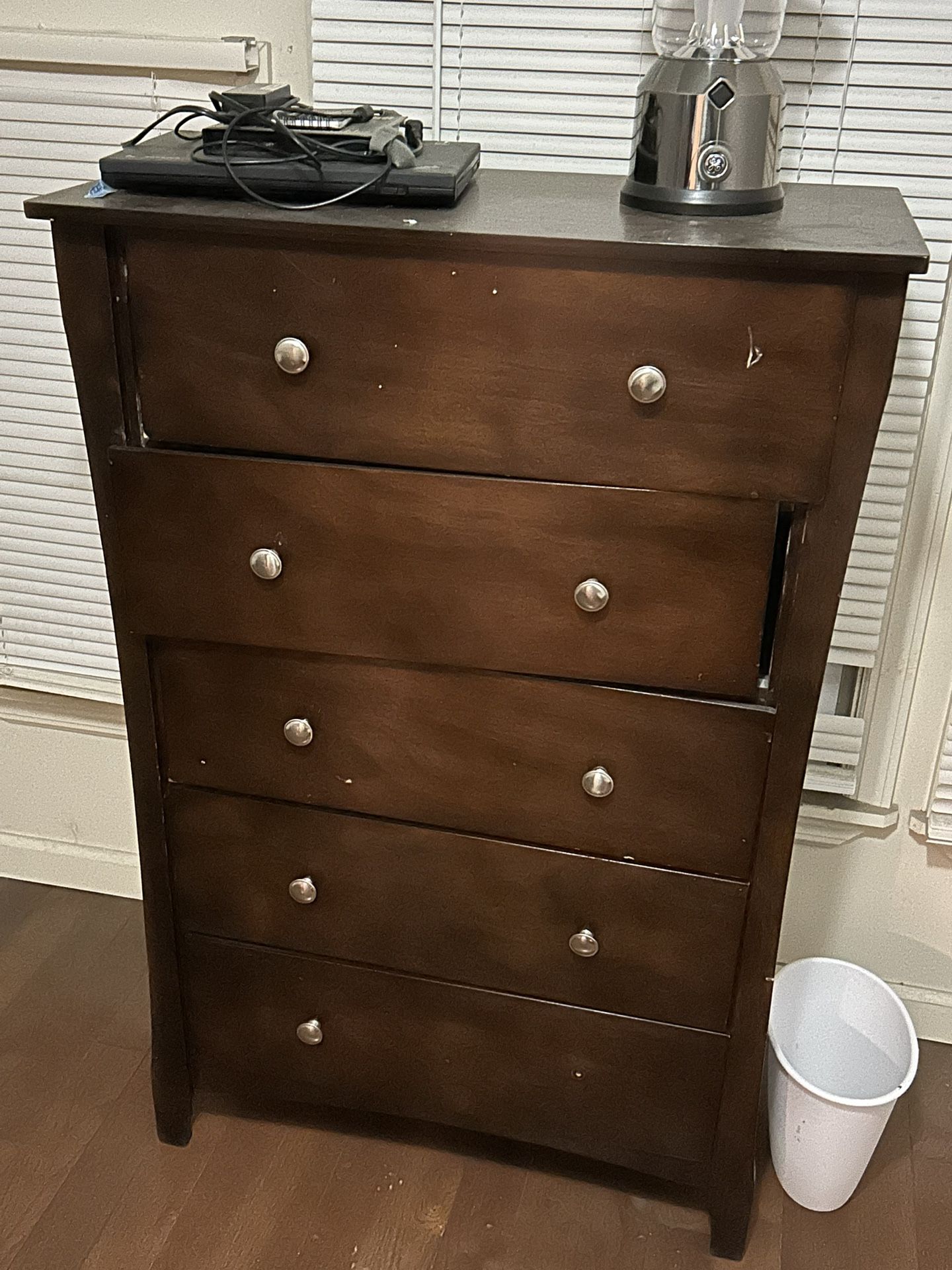 Wooden Standing Dresser, Chest Clothing, Storage