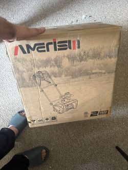 Amerisun Corded Electric Snow Blower 18 Inch