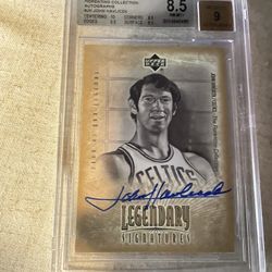 2001-02 UD Legends John Havlicek AUTO