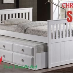 Twin Trundle With Storage 