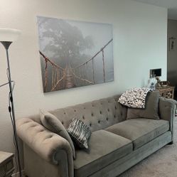 ✨ Martha Stewart Chesterfield Sofa – Excellent Condition ✨