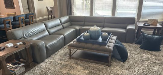 Leather Sectional