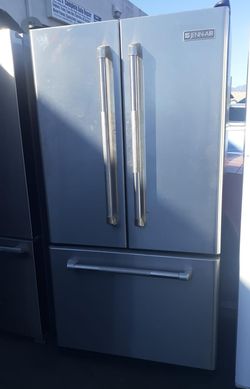 Jenn Air 3-Door Stainless Steel Refrigerator Fridge
