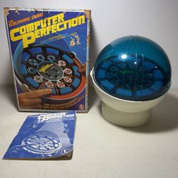 Vintage Lakeside Computer Perfection Game Original Box - W/Instructions - WORKS