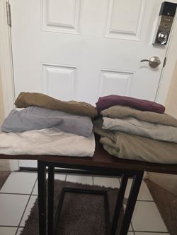 7 pairs of khakis