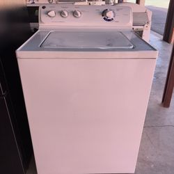 White GE Washer