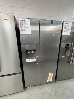 Refrigerators side by side