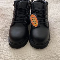 Lugz Steel Toe Work Boots Size 5,5