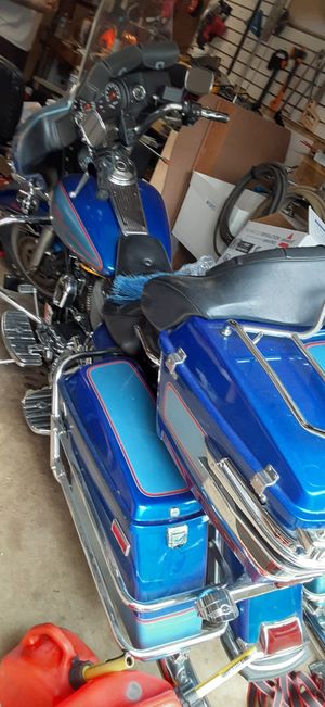 Photo Harley fatboy motor 80 cubic inch 1989 33000 miles