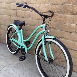 OLD SKOOL HBBC 7 SPEED CRUISER BIKE 