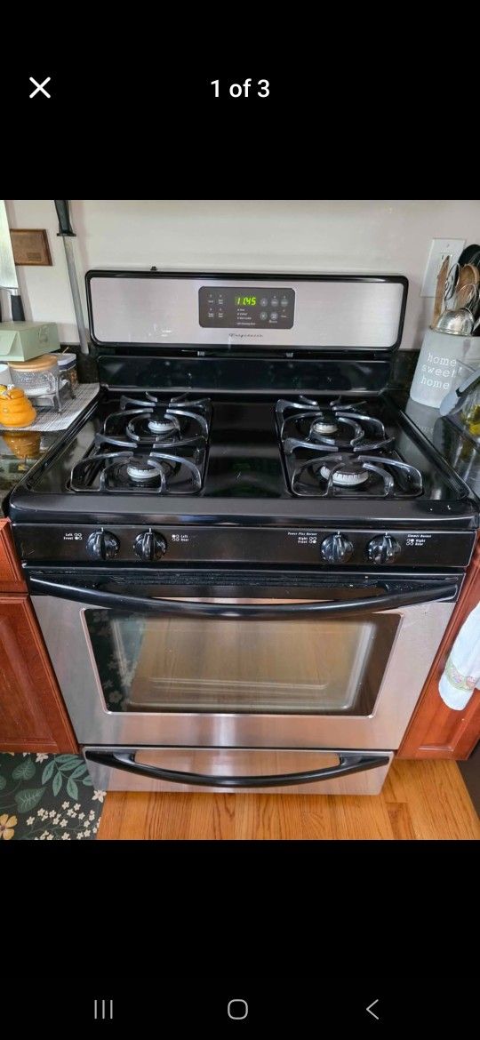 Frigidaire Natural GAS range Oven