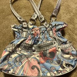 KATHY VAN ZEELAND  FANTASIA PRINT PURSE 