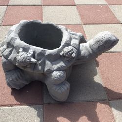 New Flower Pot Made Out Cement Perfect Gift For Any Occasion 