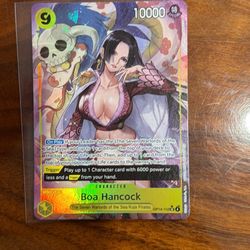 Boa Hancock, Nami, And Nico Robin Cards (Op14- Op02, All Near Mint)