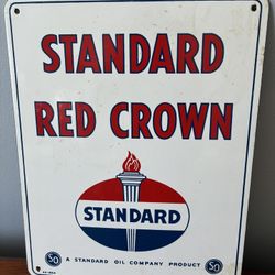 Standard Porcelain Vintage Sign