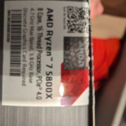 CPU Ryzen 7 5800 X Never Used