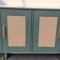 Homhedy Boho Cat Litter Box Enclosure for 2 Cats