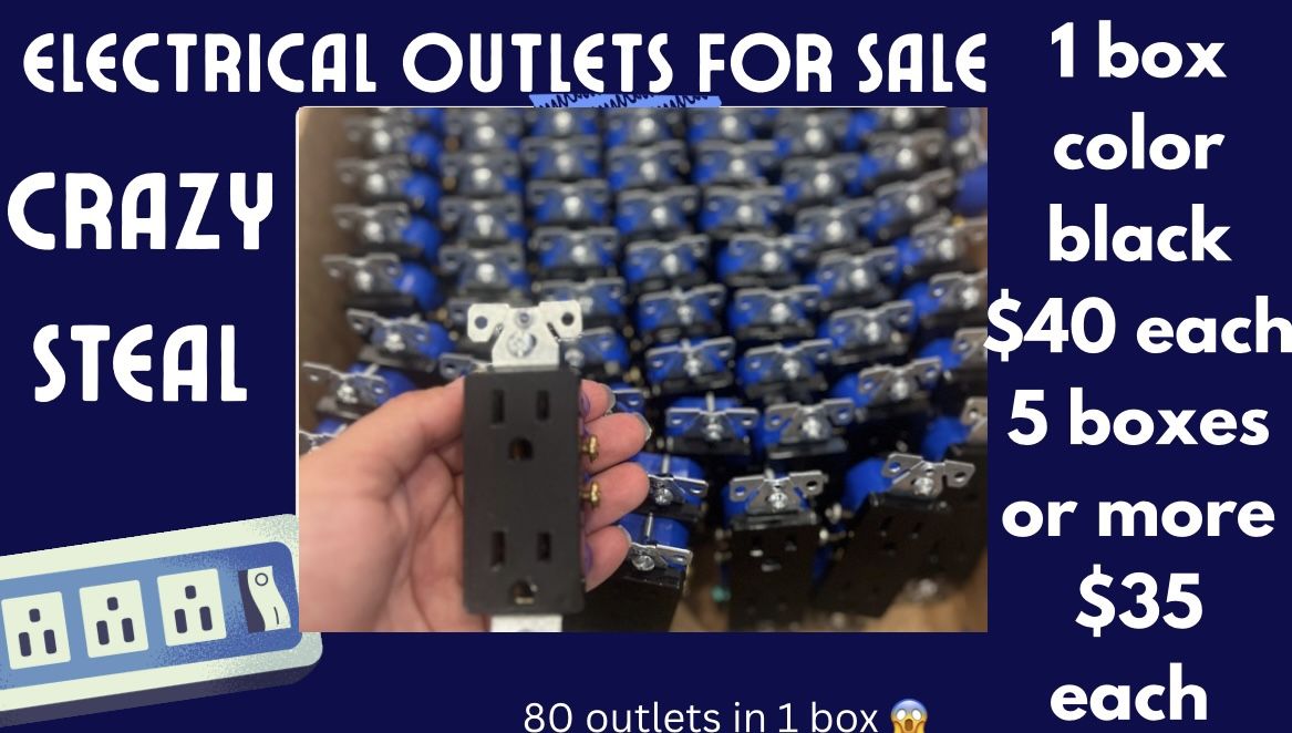 Eaton Electrical Outlets BLACK