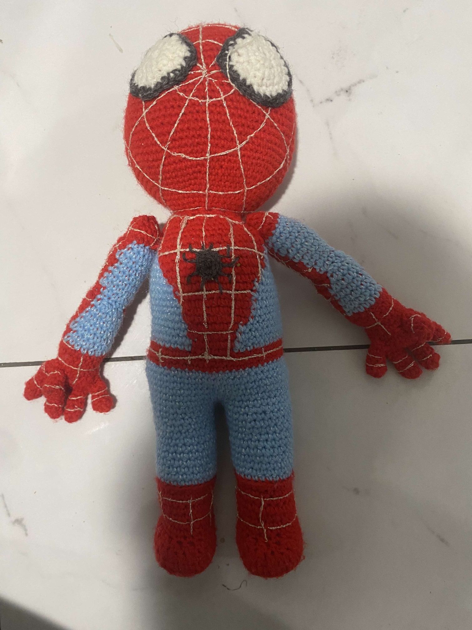 Marvel SPIDERMAN SPIDER-MAN HANDMADE 13” CROCHET DOLL
